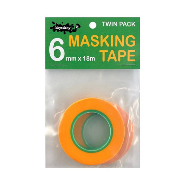 6mm Masking Tape "Twin Pack" - IckySticky - 32003