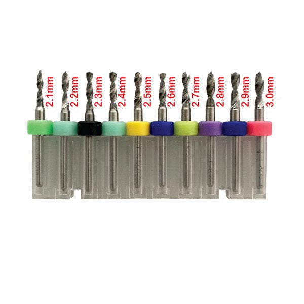 2.1mm - 3.0mm Micro Drill Bits - IckySticky - 550117