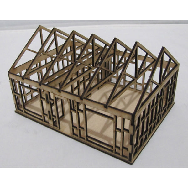 SM1012 - Laser Cut "The House Under Construction" - HO Scale