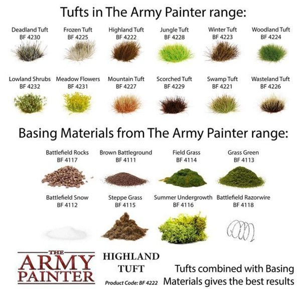 77 Highland Grass Tufts - Army Painter - BF4222