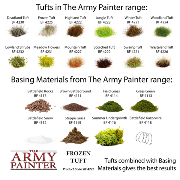 77 Frozen Grass Tufts - Army Painter - BF4225