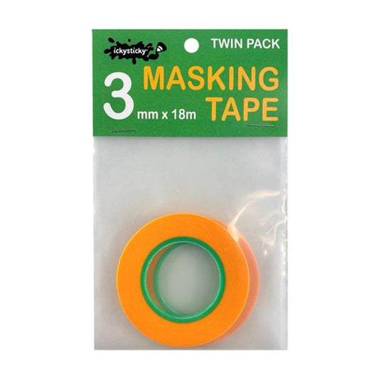 3mm Masking Tape "Twin Pack" - IckySticky - 32002