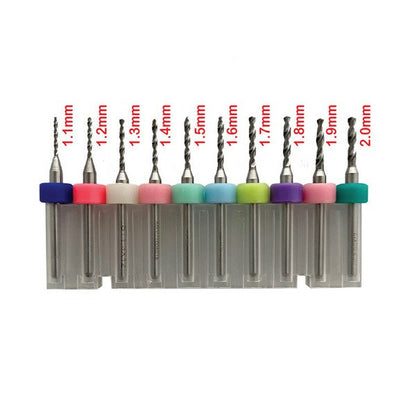 1.1mm - 2.0mm Micro Drill Bits - IckySticky - 550116