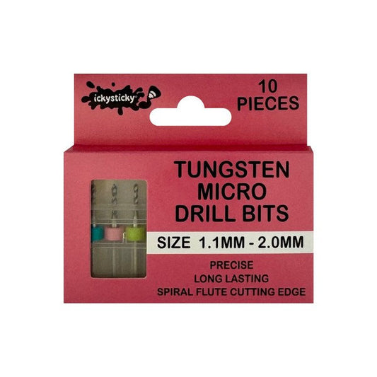 1.1mm - 2.0mm Micro Drill Bits - IckySticky - 550116