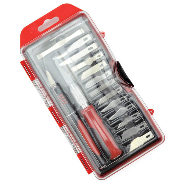 16 Piece Hobby Knife Set - IckySticky - 550123