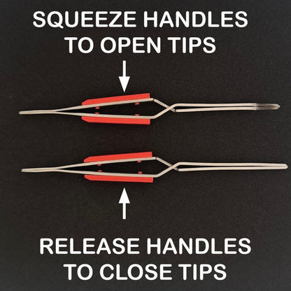 2 Piece Reverse Tweezer Set - IckySticky - 560284