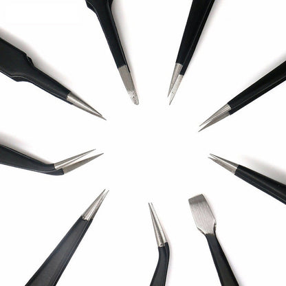 9 Piece Tweezer Set - IckySticky - 560302