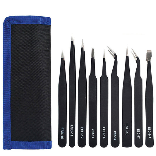 9 Piece Tweezer Set - IckySticky - 560302