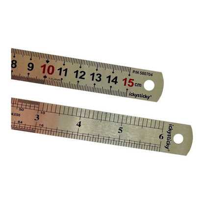 150mm Stainless Steel Ruier - IckySticky - 580704