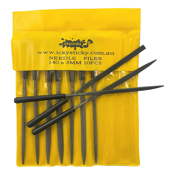 10 Piece Needle File Set - IckySticky - 610622