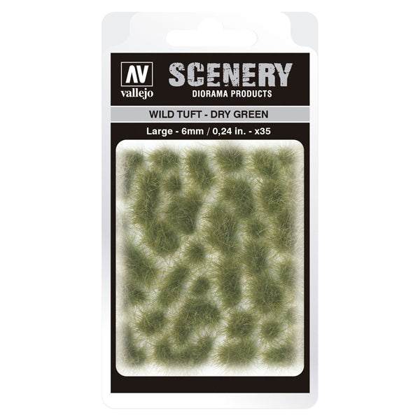 6mm Dry Green - Wild Tuft  - Vallejo - SC415