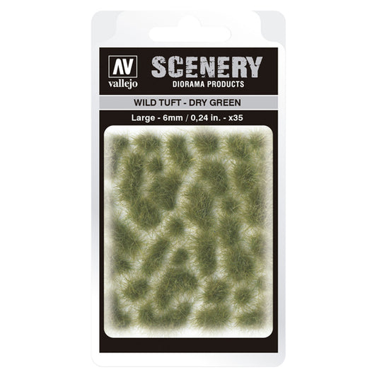 6mm Dry Green - Wild Tuft  - Vallejo - SC415