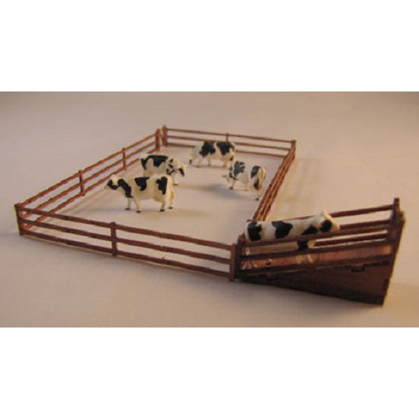 SM001 - Laser Cut "Cattle Yard and Ramp - N Scale