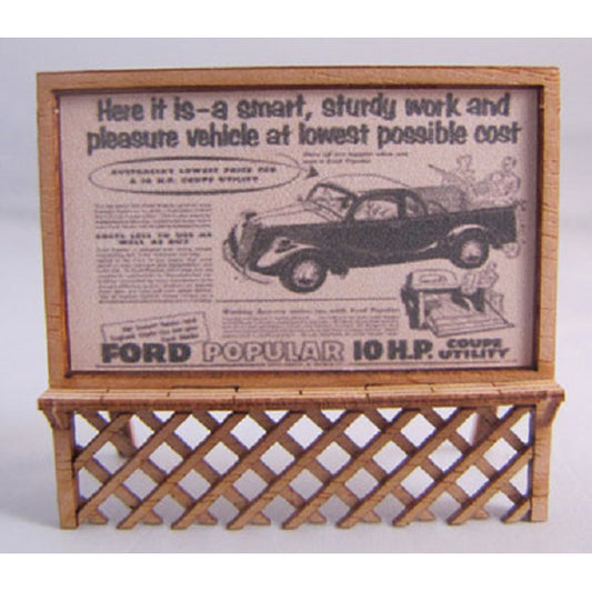 SM015 - Laser Cut "The Billboard" - N Scale