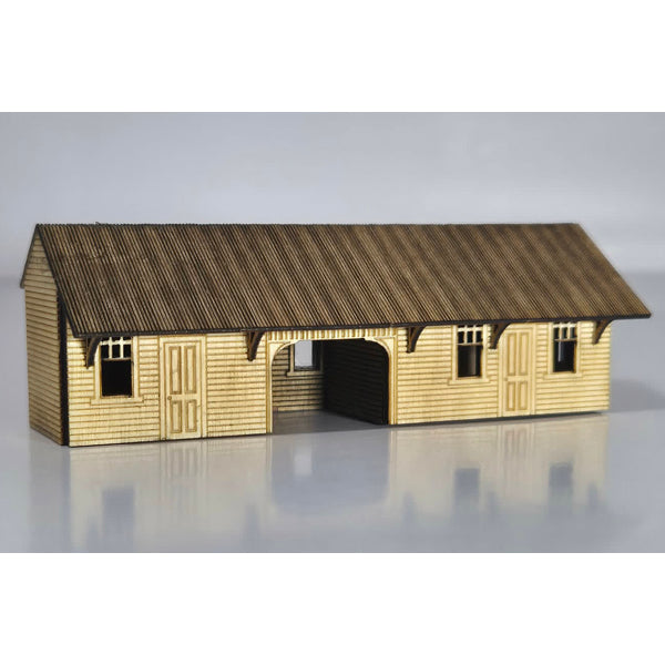 SM046 - Laser Cut "QLD Waiting Station" - N Scale