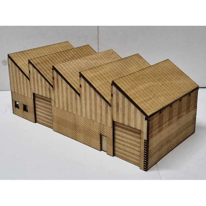 SM058 - Laser Cut "Sawtooth Workshop" - N Scale