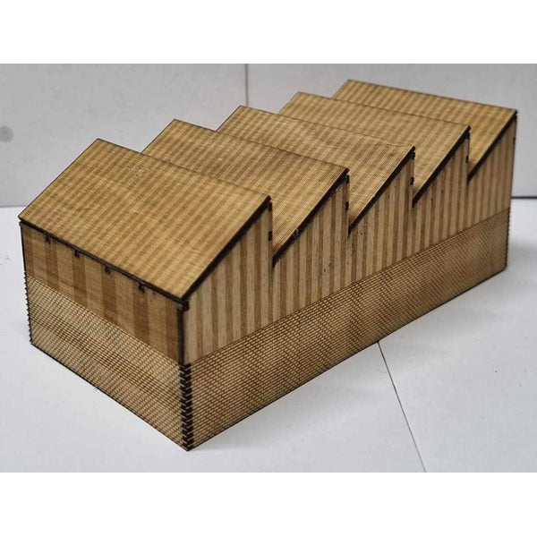 SM058 - Laser Cut "Sawtooth Workshop" - N Scale