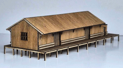 SM059 - Laser Cut "NSW G4 Goods Shed" - N Scale