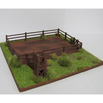 SM1001 - Laser Cut "Cattle Yard and Ramp - HO Scale