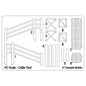 SM1001C - Laser Cut "Cattle Yard Ramps" - 4 per pack - HO Scale