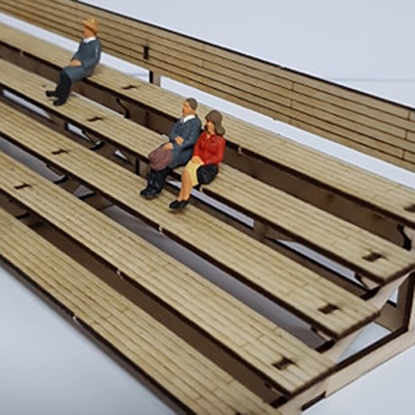 SM006 - Laser Cut "Fan Stands" - N Scale