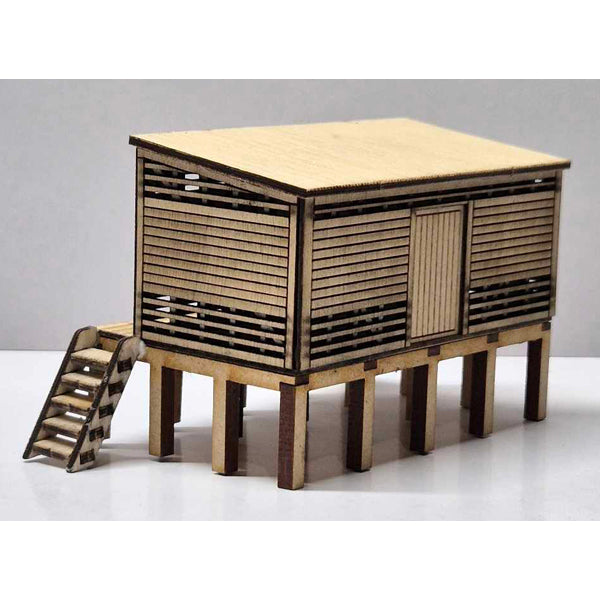 SM1014 - Laser Cut "Cream Shed" - HO Scale
