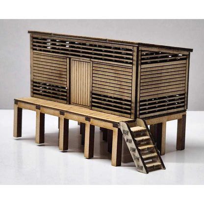 SM1014 - Laser Cut "Cream Shed" - HO Scale