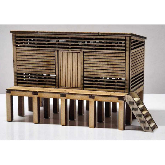 SM1014 - Laser Cut "Cream Shed" - HO Scale