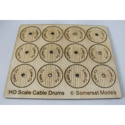 SM1026 - Laser Cut "Cable Drums" - HO Scale