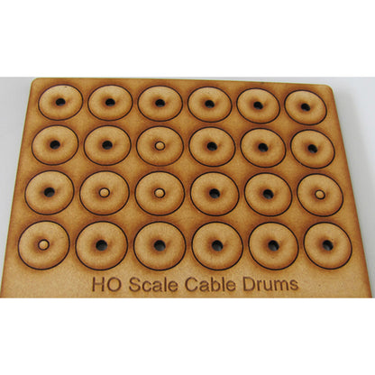 SM1026 - Laser Cut "Cable Drums" - HO Scale