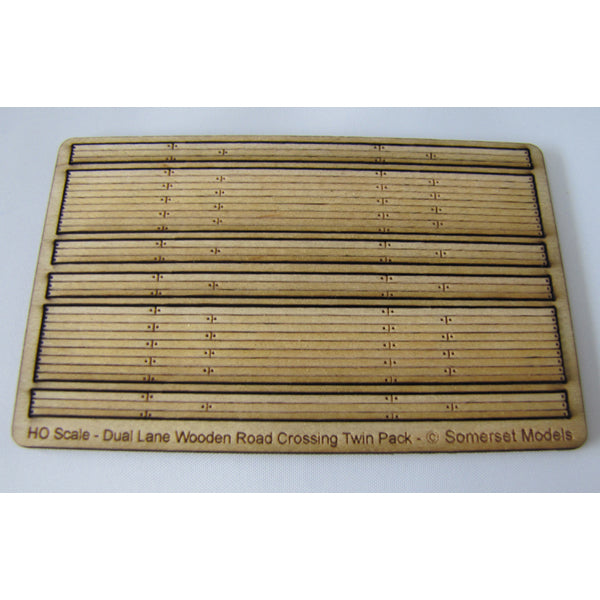 SM1027 - Laser Cut "Dual Lane Road Crossing" - HO Scale