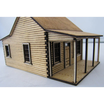 SM1037 - Laser Cut "Sawtooth Cottage" - HO Scale