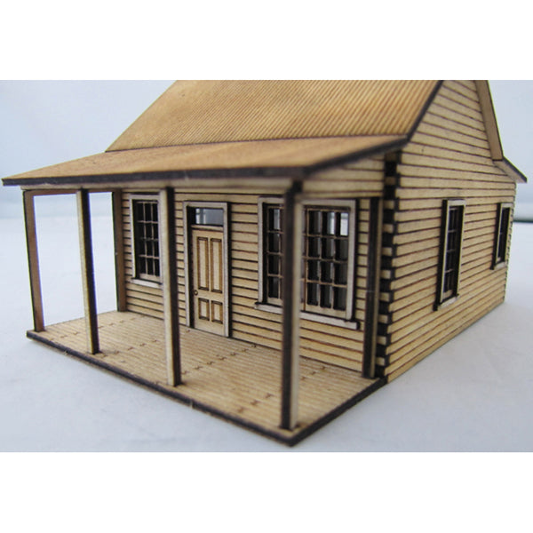 SM1037 - Laser Cut "Sawtooth Cottage" - HO Scale