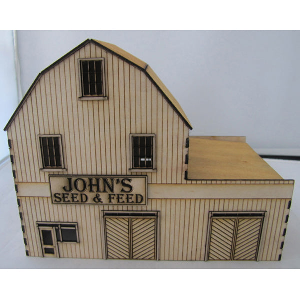 SM1042 - Laser Cut "John's Seed N Feed" - HO Scale