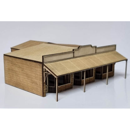SM1043 - Laser Cut "The Shops" - HO Scale