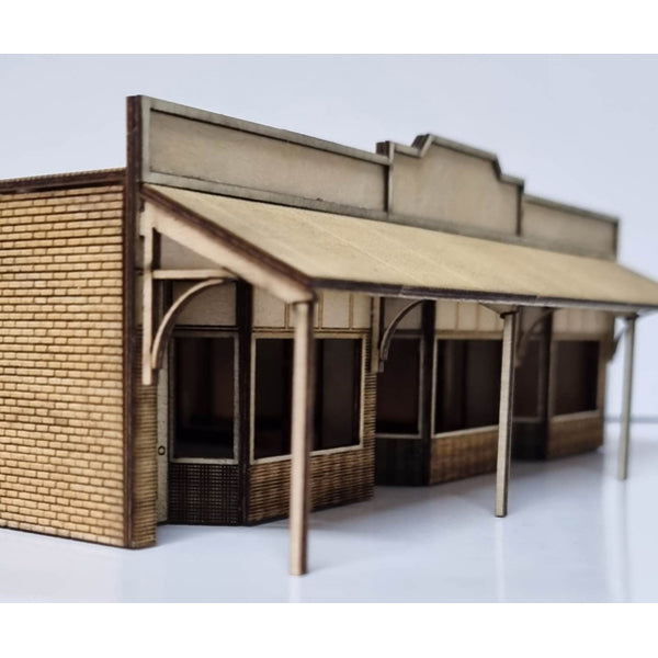 SM1043 - Laser Cut "The Shops" - HO Scale
