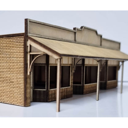 SM1043 - Laser Cut "The Shops" - HO Scale