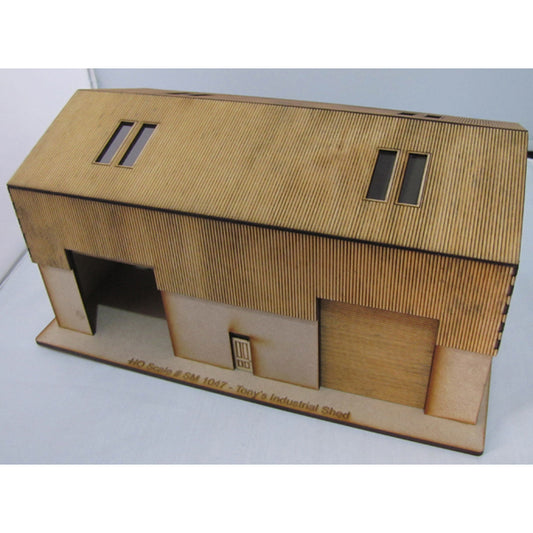 SM1047 - Laser Cut "Tony's Industrial Shed" - HO Scale