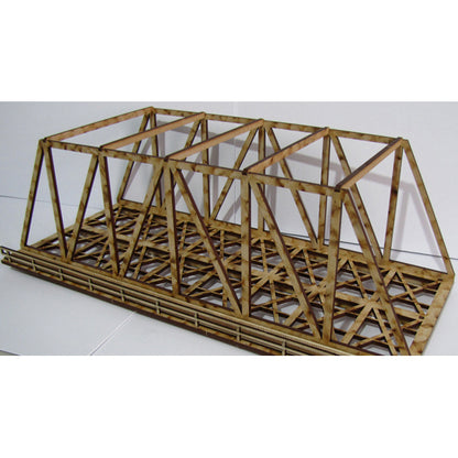 SM1051 - Laser Cut "Dual Truss Bridge" - HO Scale