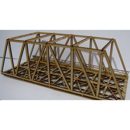 SM1051 - Laser Cut "Dual Truss Bridge" - HO Scale