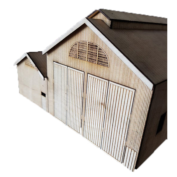Model Ho Engine Shed SM1054 - Laser Cut