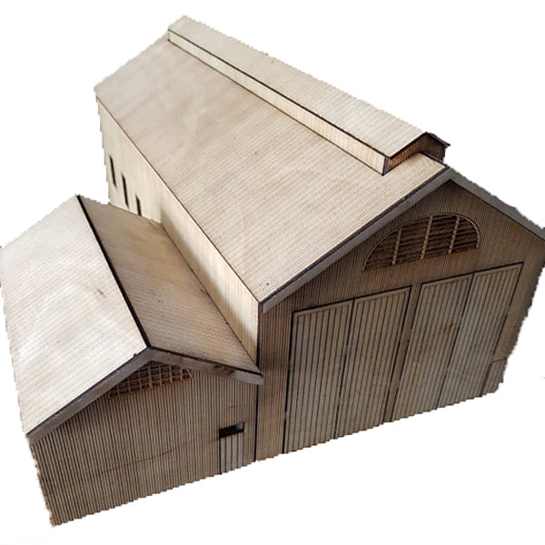 Model Ho Engine Shed SM1054 - Laser Cut