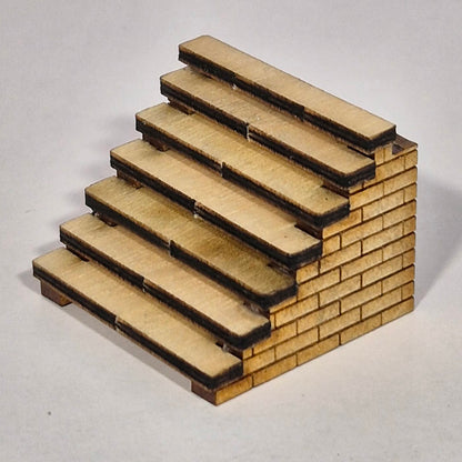 SM1057 - Laser Cut "Platform Stairs" - HO Scale