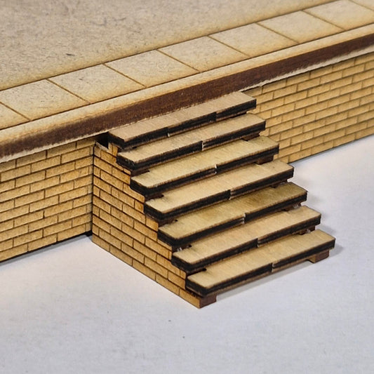 SM1057 - Laser Cut "Platform Stairs" - HO Scale