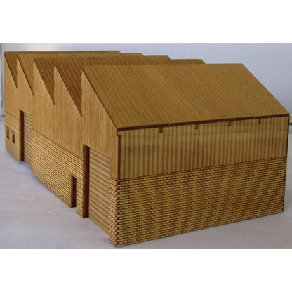SM1058 - Laser Cut "Sawtooth Workshop" - HO Scale