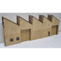 SM1058L - Laser Cut "Low Relief Sawtooth Workshop" - HO Scale