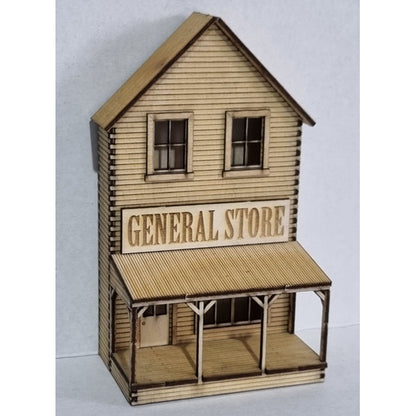 SM1062L - Laser Cut "General Store" Low Relief - HO Scale