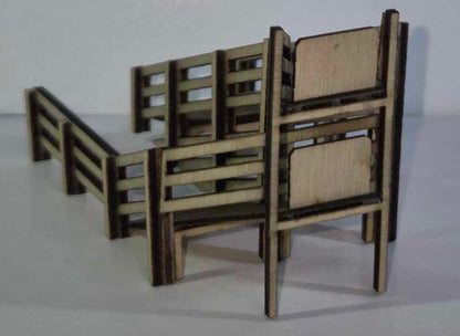 SM1087 - Laser Cut "Sheep Ramp & Yard" - HO Scale