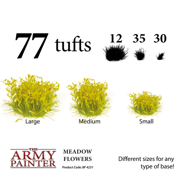 77 Meadow Flowers Grass Tufts  - Army Painter  - BF4231