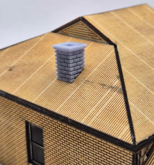 TP1002 - Angle Chimney - HO Scale